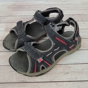 Merrell Boys Panther MC53338 Hiking Sandals Black 13